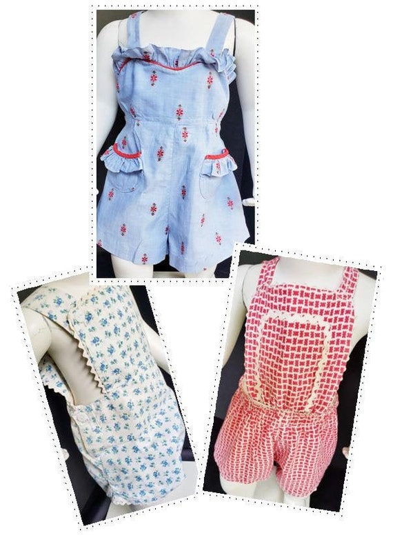 Toddling Toddler VINTAGE Rompers
