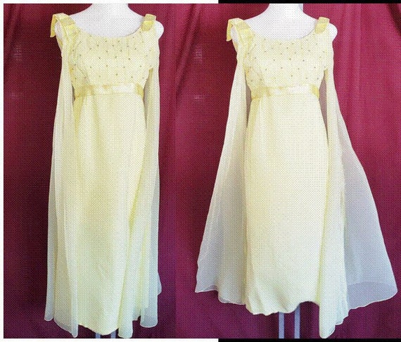 Radiant, Ravishing, Dreamy Yellow Formal 1960's