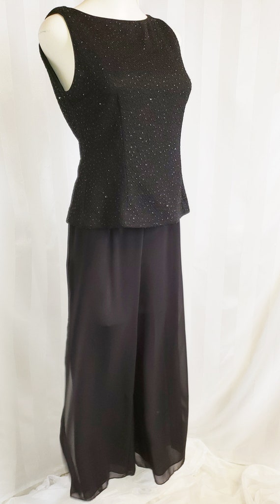 Palazzo Pants & Sparkly Top Ensemble 1960's