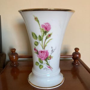 KPM rose vase