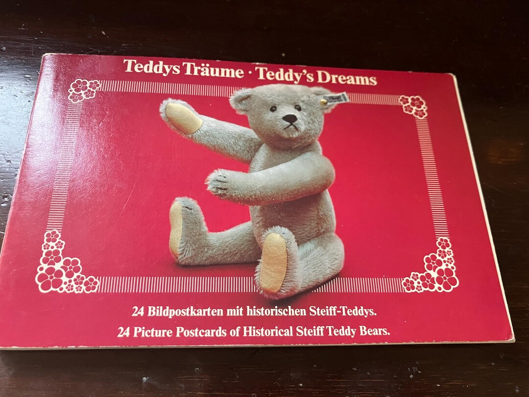 Steiff Vintage Postcards Teddy’s Dream - Etsy