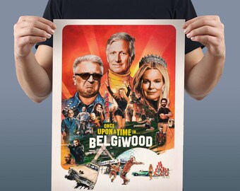 Er was eens in Belgiwood - Poster A2