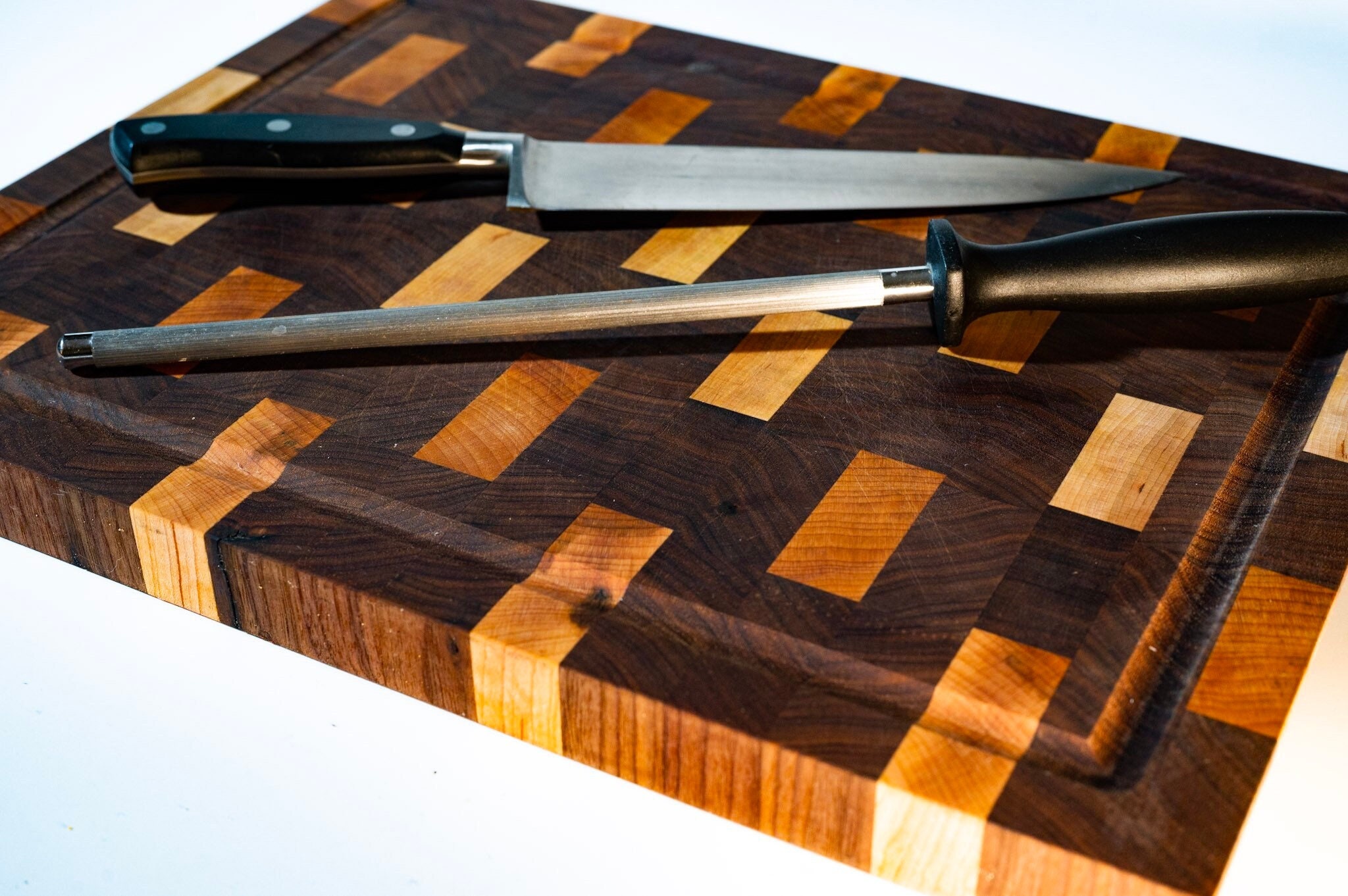 CUTTING BOARD GROOVE End Grain Wooden Cutting Board Juice Etsy