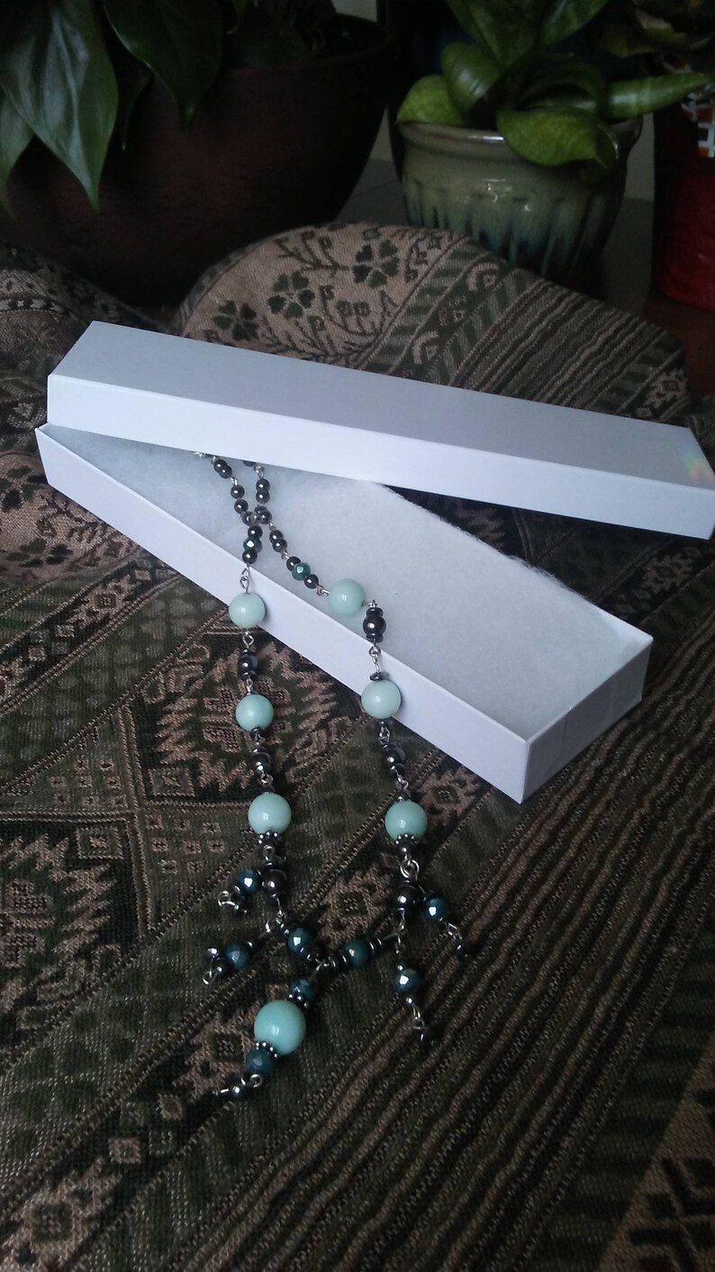 AmazoniteHematite Necklace