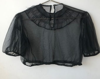 Slava Voile Blouse - Elizabethan Block print - Mint