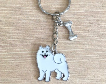 MINATURE AMERICAN ESKIMO ~ KEY CHAIN ~ GREAT GIFT ITEM
