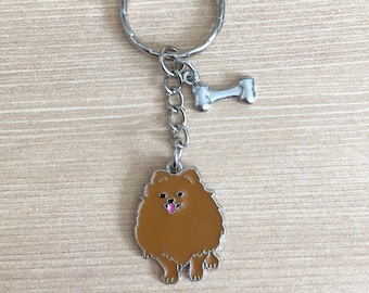 Pomeranian Breed of Dog Lanyard Key Card Holder Perfect Gift