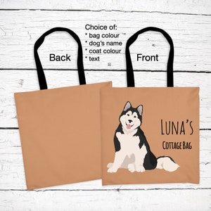Zippered Bag With Alaskan Malamute Print - Etsy