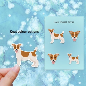 Jack Russell Terrier (smoothcoat) Vinyl Sticker Set