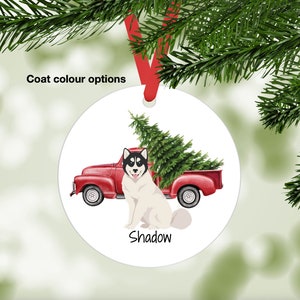 Canadian Inuit Dog ornament personalized