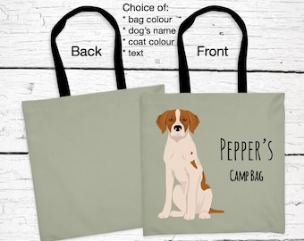 English Pointer tote bag personalized
