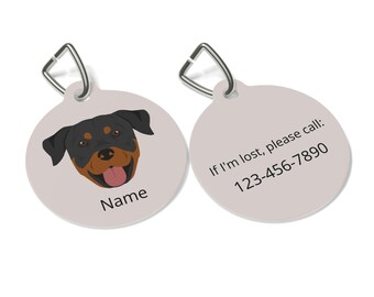 Rottweiler ID Tag Personalized