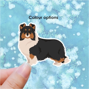 Shetland Sheepdog Vinyl Sticker Set
