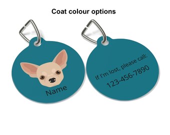 Chihuahua (shorthaired) ID Tag Personalized