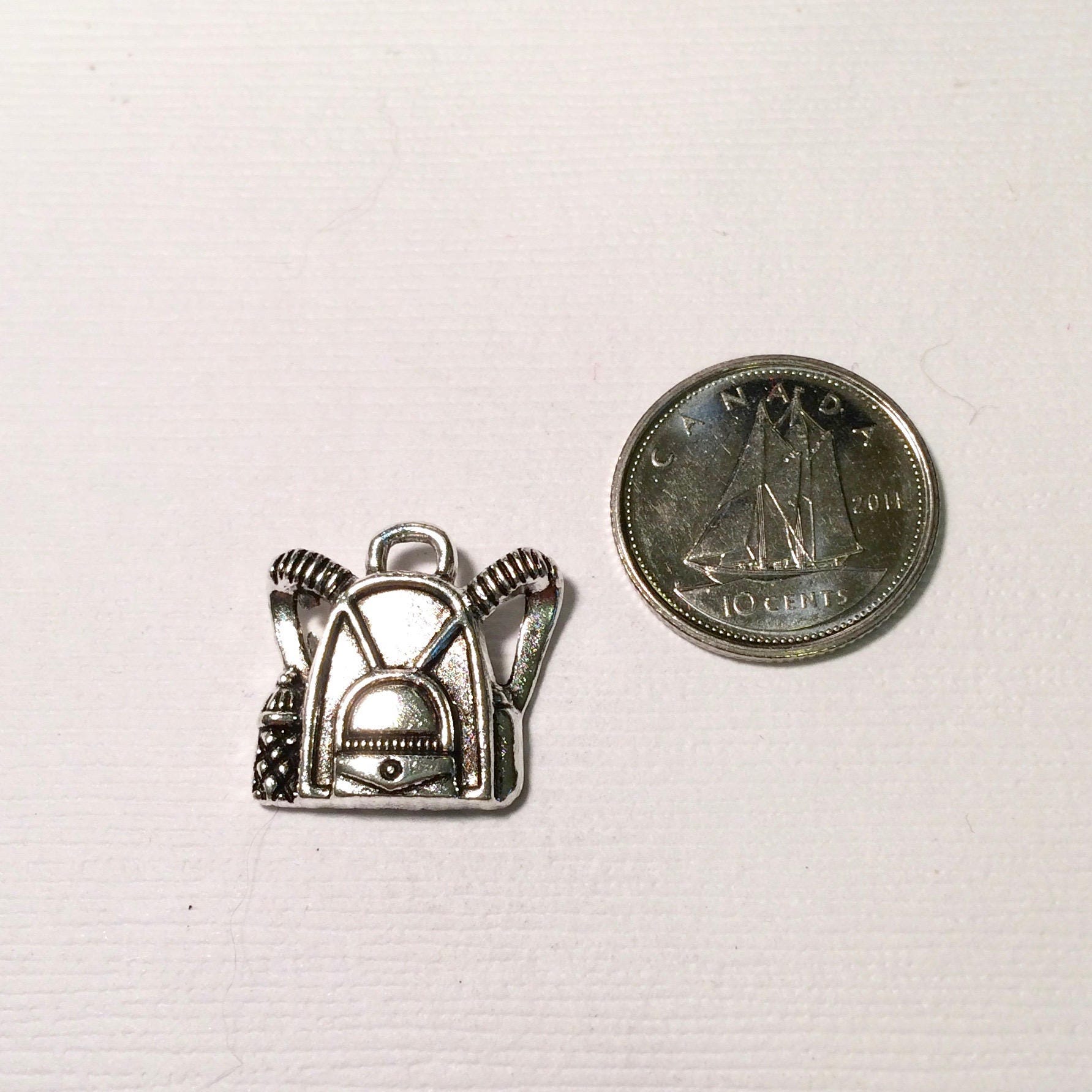 Backpack charm hiking backpack charm student backpack Etsy