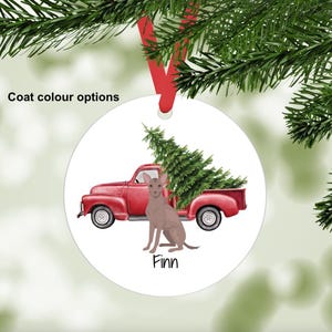 Xoloitzcuintli ornament personalized (Mexican Hairless)