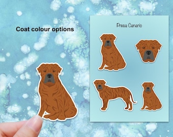 Presa Canario Vinyl Sticker Set