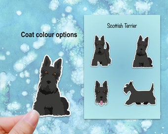 Scottish Terrier Vinyl Sticker Set