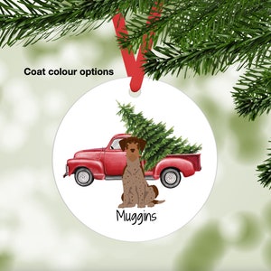 German Wirehaired Pointer ornament personalized