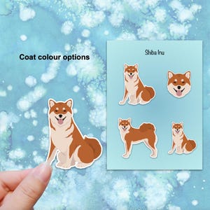 Shiba Inu Vinyl Sticker Set