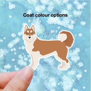 Siberian Husky Vinyl Stickers Set