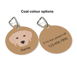 Labrador Retriever ID Tag Personalized
