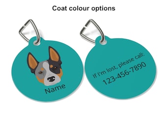 Australian Cattle Dog ID Tag Personalized
