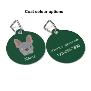French Bulldog ID Tag Personalized