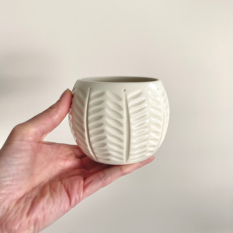 Handmade Porcelain Candle Holder Lantern Floral Design Etsy