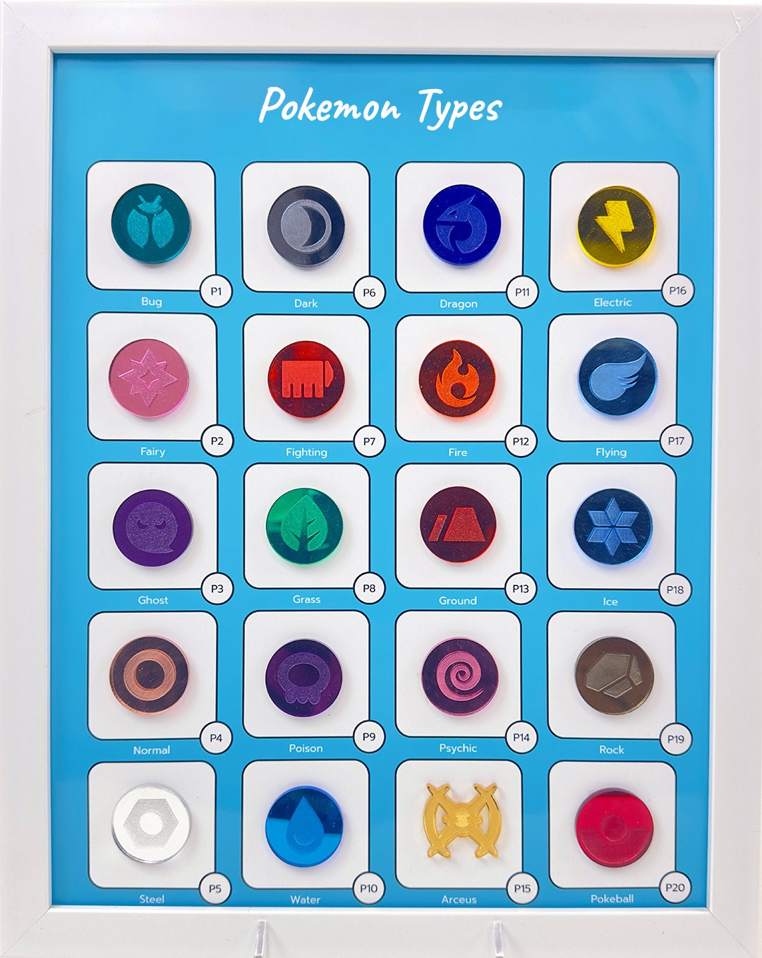 ポケモン タイプ エレメント ミラー アクリルピン ジムバッジ - Etsy 日本