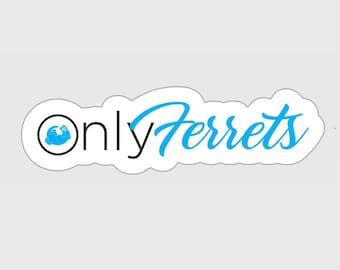 OnlyFerrets Logo Sticker