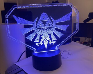 Lampada A Proiezione Legend Of Zelda Sheikah Eye, Con Suono, Effetto Ottico, LED USB/batteria, Per Camera Da Letto E Ufficio