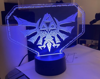 Lampada A Proiezione Legend Of Zelda Sheikah Eye, Con Suono, Effetto Ottico, LED USB/batteria, Per Camera Da Letto E Ufficio