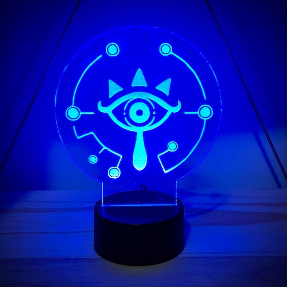 Legend of Zelda Crest of the Sheikah Eye Color-changing LED Lamp