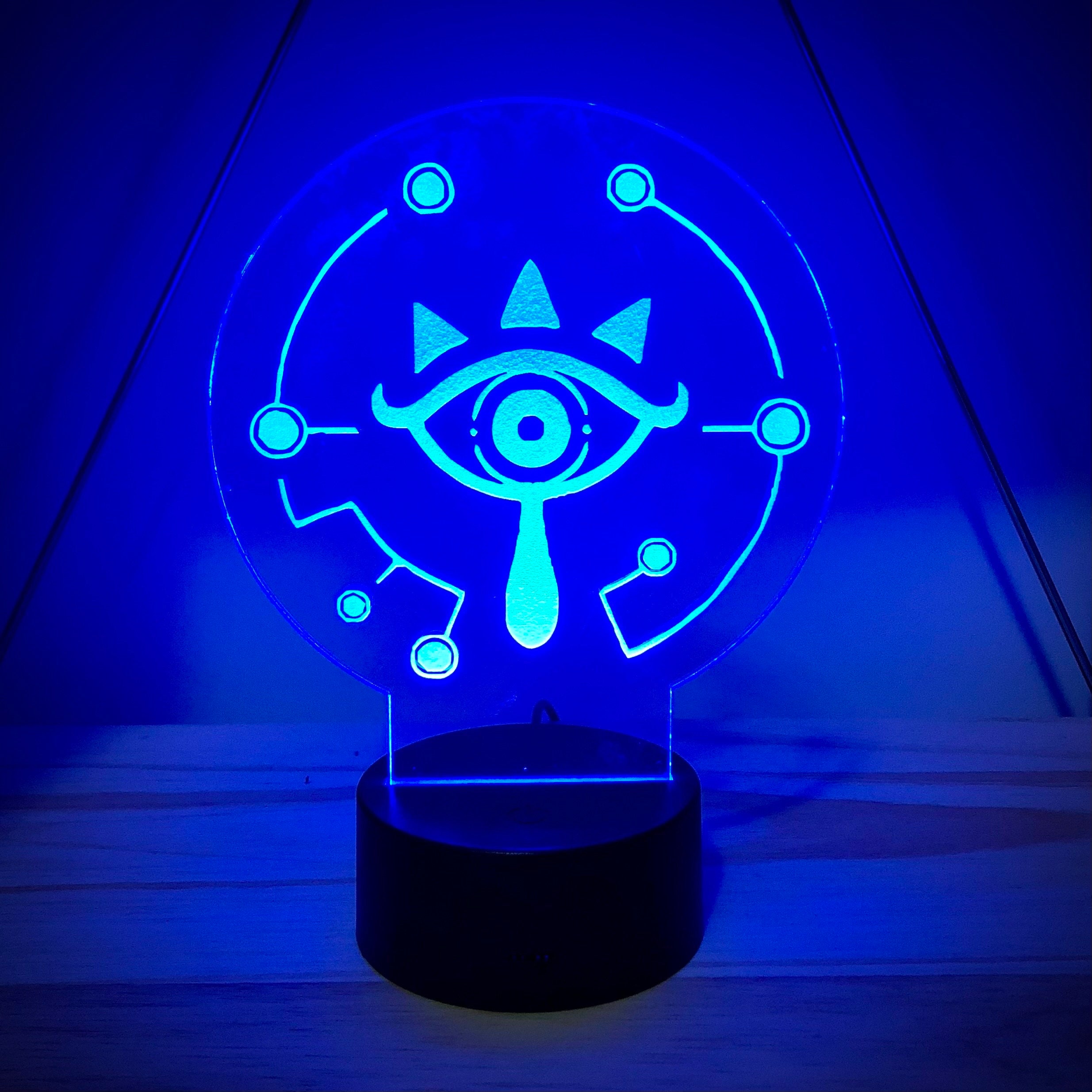 Legend of Zelda Crest of the Sheikah Eye Color-changing LED Lamp