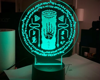 Lámpara LED de mano del Santuario Zonai: Leyenda de Zelda Tears of the Kingdom, cambia de color