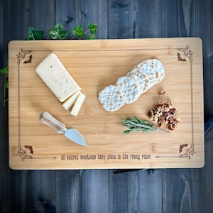 What We Do In The Shadows Secret Meetings Fancy Room Engraved Bamboo Cutting Board