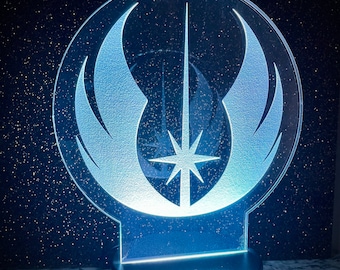 Star Wars Jedi Order Insignia Color-Changing LED Lamp