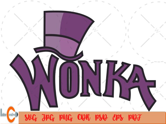 Willy Wonka Willy Wonka SVG Wonka Logo Wonka Svg for | Etsy