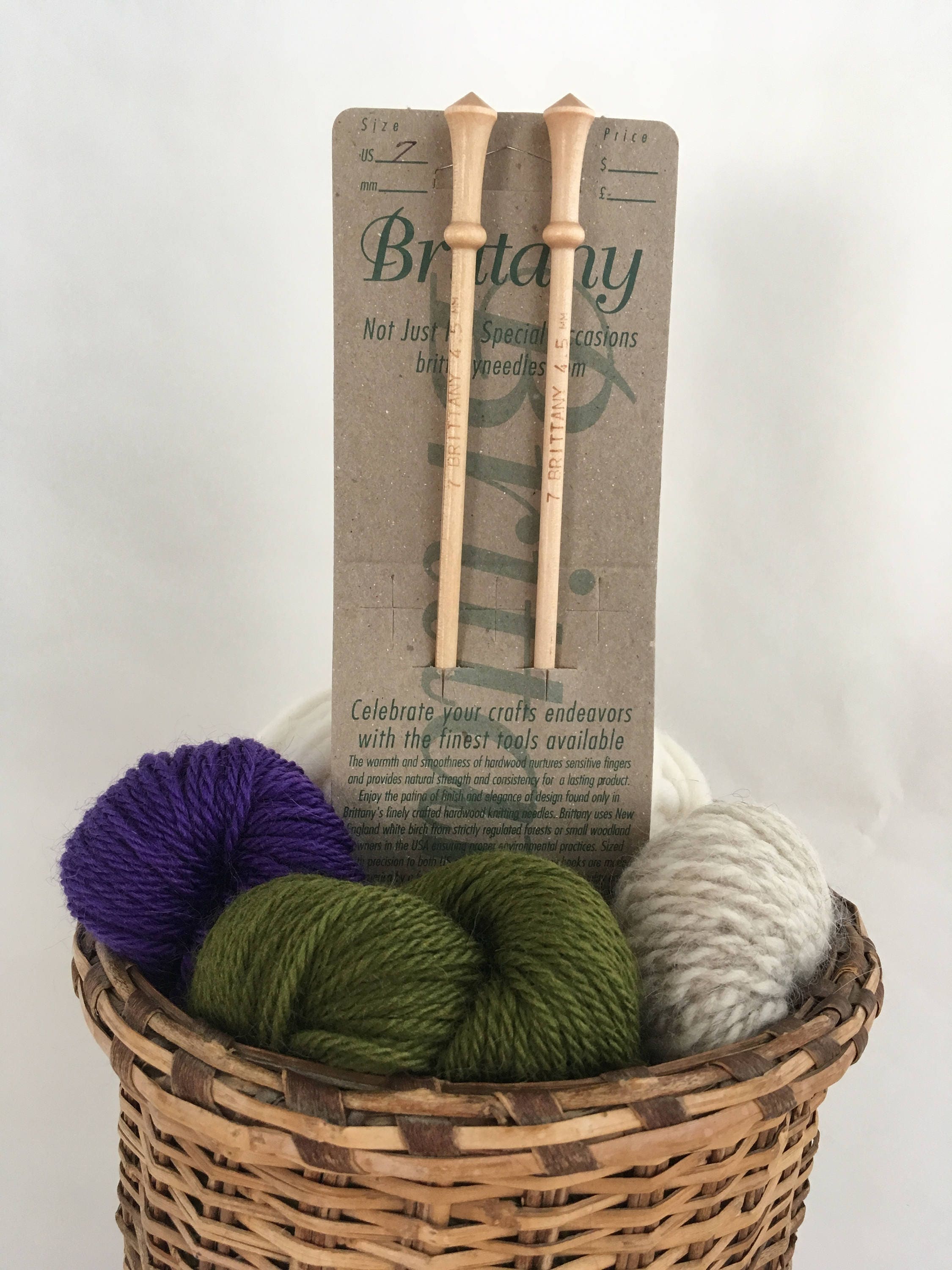 Brittany Knitting Needles Size 7 4.5mm UK 7 10 Etsy