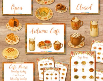 Autumn Cafe Pretend Kit