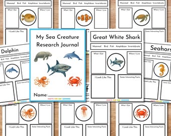 My Sea Creature Research Journal