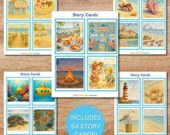 Seaside Story Cards