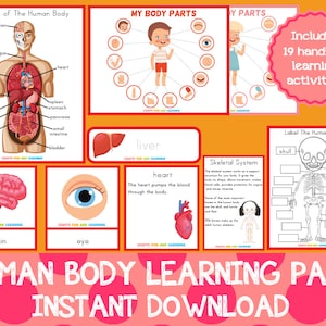 Human Body Learning Pack, Human Body Science Pack