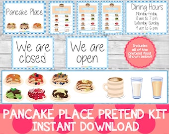 Kit finta pancake, finta frittelle