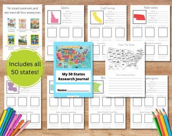 My 50 States Research Journal
