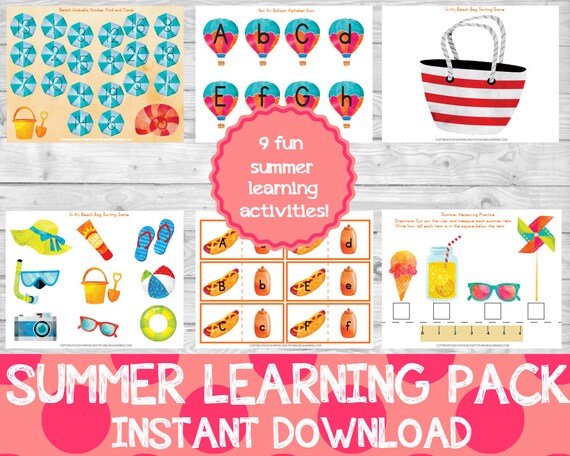 Summer Learning Pack Preschool Pack Summer Learning Summer