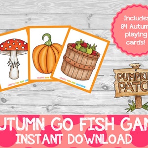 Herbst Go Fish Spiel