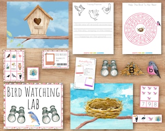 Bird Book Themed Learning Pack Ages 3-9