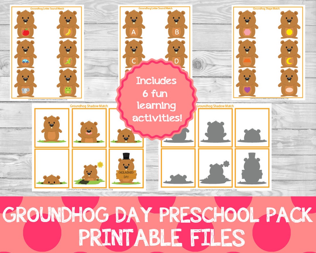 Groundhog Day Preschool Pack Groundhogs Day Preschool Pack